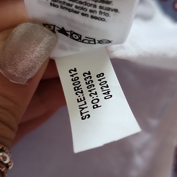 Vineyard Vines embroidered hem cotton scalloped edge skirt pull on womens medium - Picture 7 of 8